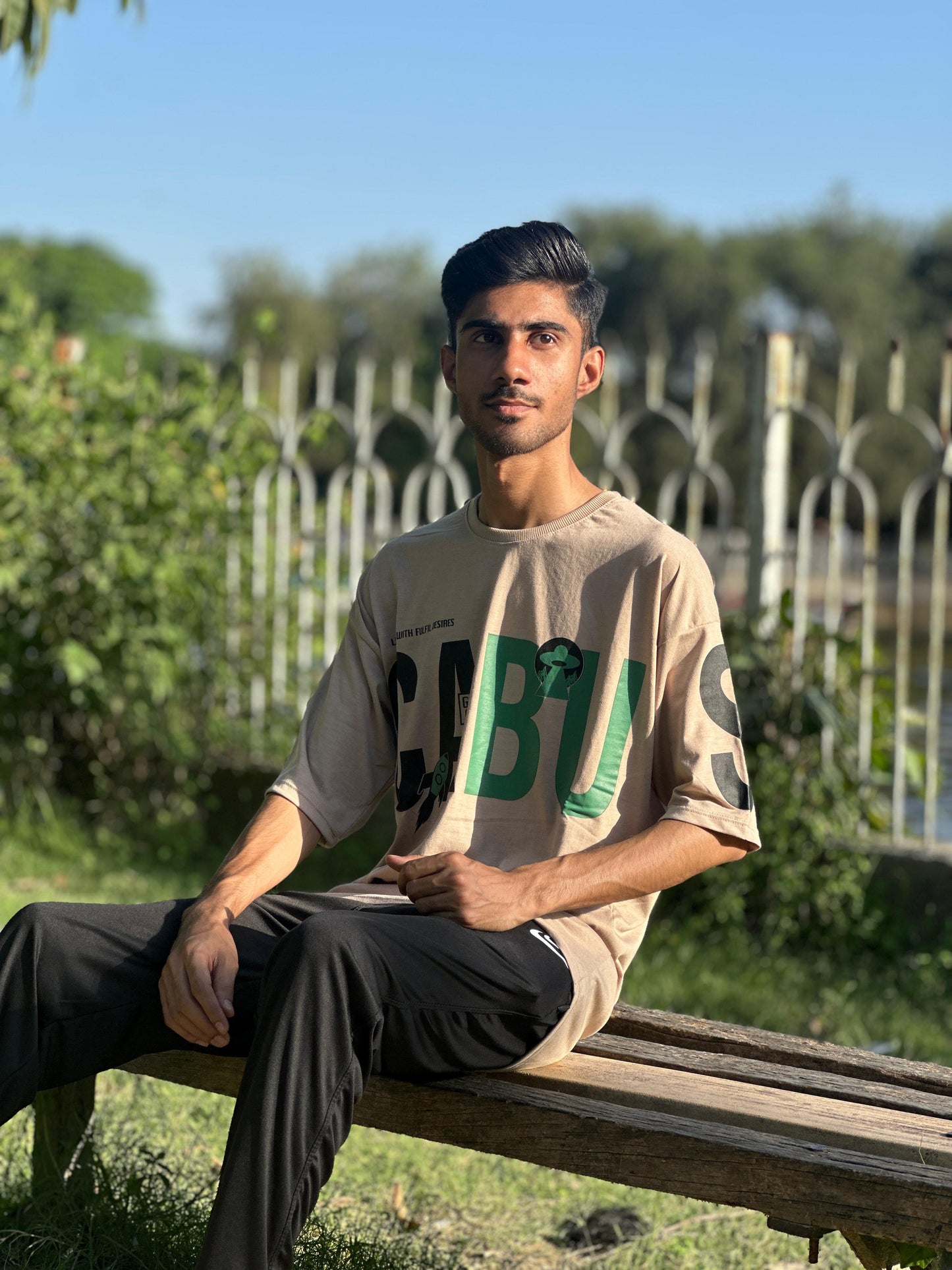Kingsmen Drop Shoulder Tracksuit in Cotton fabric.