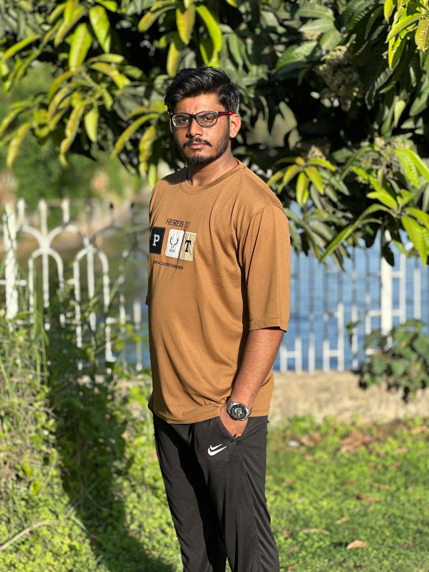 P DEER Drop shoulder tracksuit in China fabric